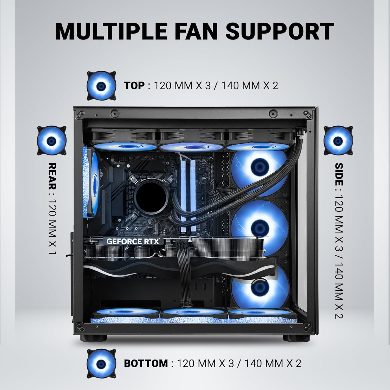 Fusionit Assembled Gaming Pc with GTX 1650 with 12700F Core I7
